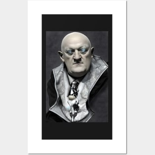 Cyberpunk Aleister Crowley The Great Beast of Thelema painted in a Surrealist and Impressionist style Posters and Art